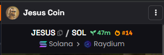 Jesus | Solana tweet media