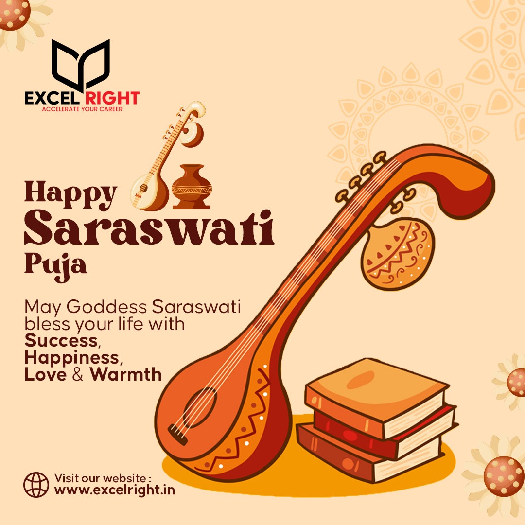 ExcelRight33460's tweet image. Greetings from Excel Right! We wish you a happy and prosperous Saraswati Puja. May the Goddess of knowledge and arts bless you with success, happiness, love, and warmth. #SaraswatiPuja #ExcelRight #Knowledge #Arts