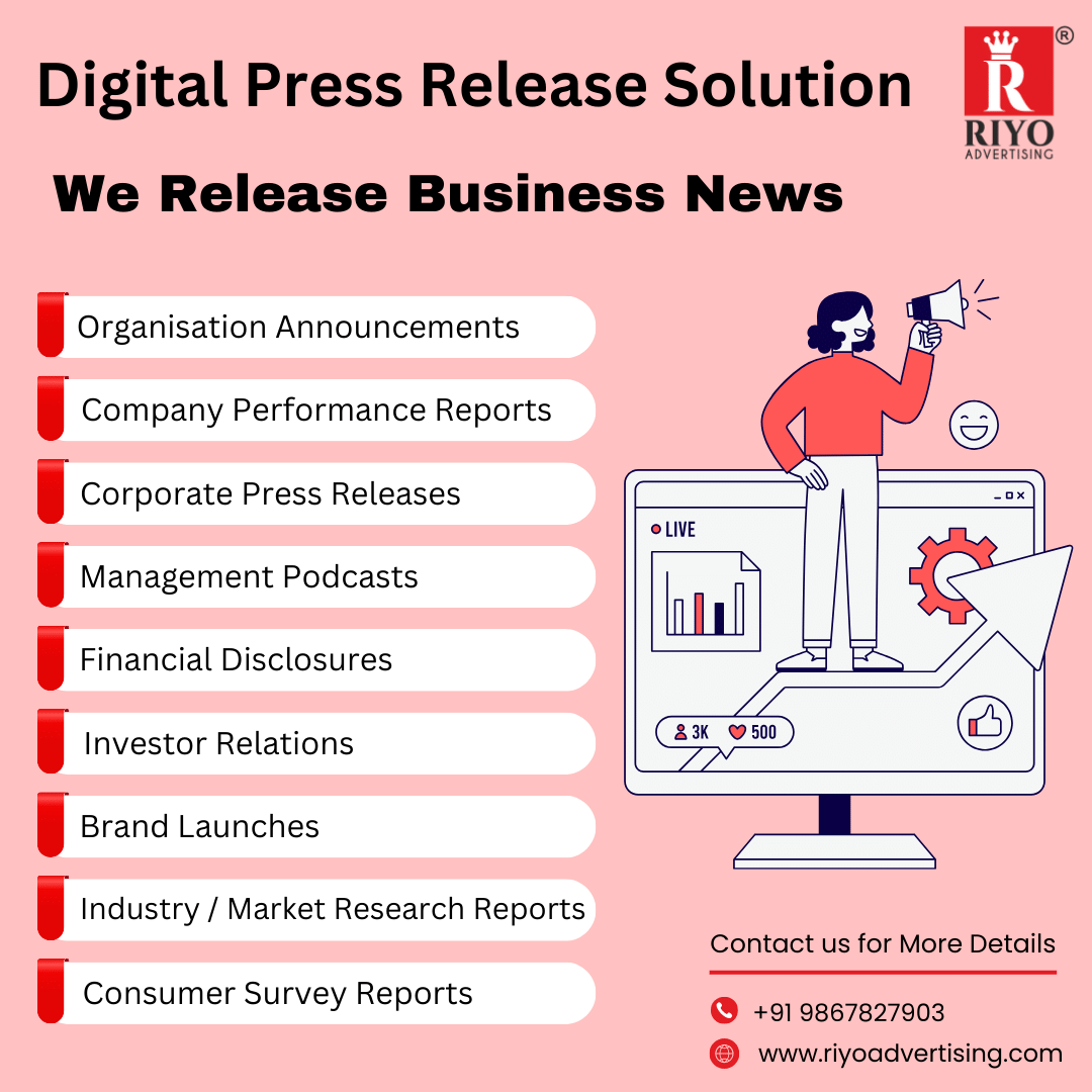 digitalpressR's tweet photo. A press release is a significant way to foster your company or brand to a broader audience.
#presscoverage #pr #publicrelations #marketing #press #mediacoverage #media #prtips #communications #marketingagency #pressrelease #adagency #riyoadvertising #organisationannouncement https://t.co/ClWwygOeO2