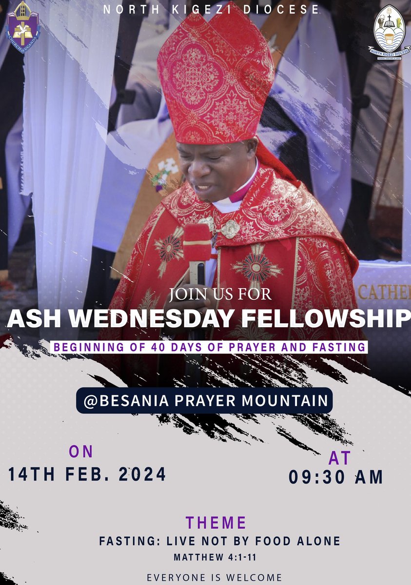 Please join us tomorrow, and let's begin 40 days of prayer and fasting together.