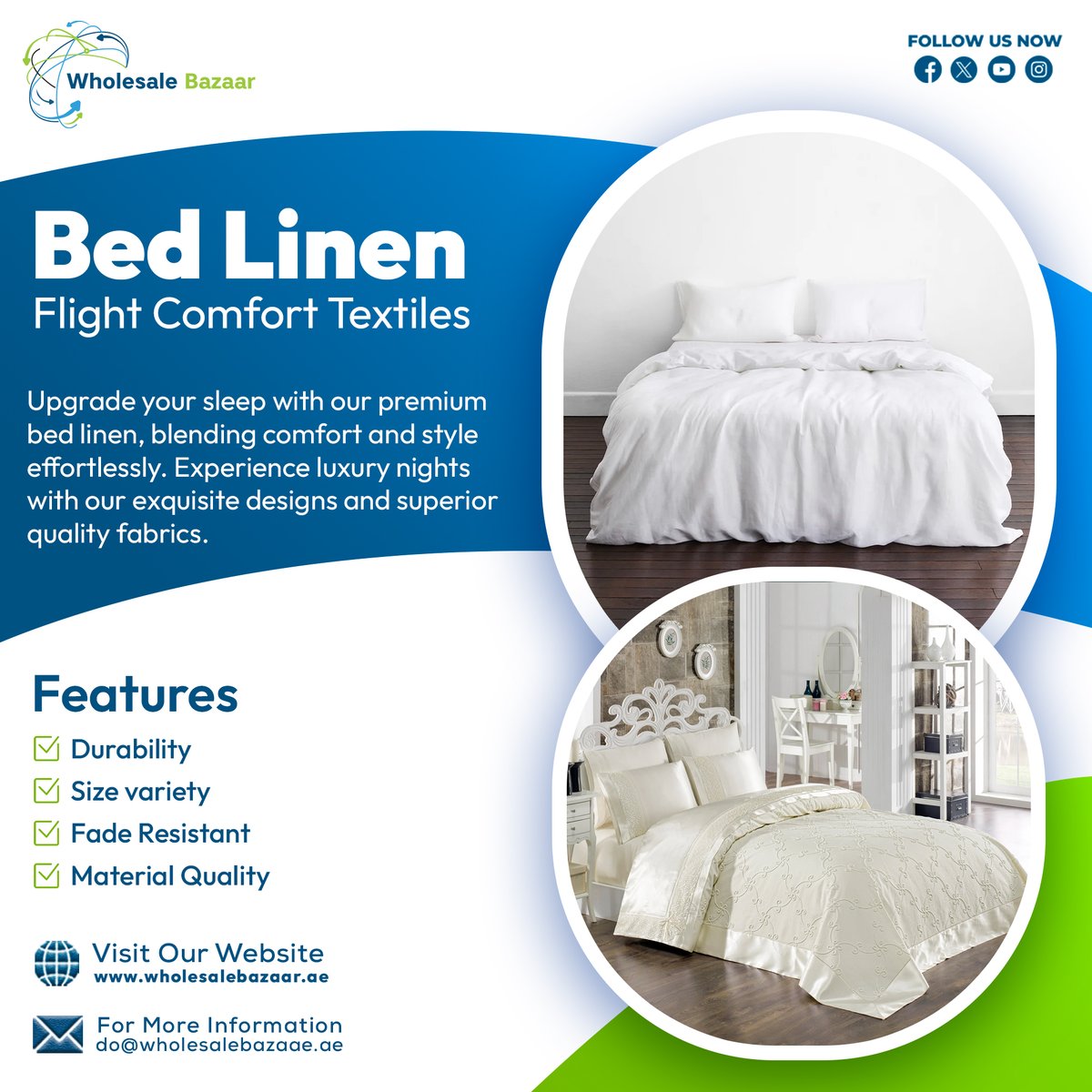 WholesaleBazar's tweet image. 💫 𝐔𝐧𝐯𝐞𝐢𝐥𝐢𝐧𝐠 𝐔𝐥𝐭𝐢𝐦𝐚𝐭𝐞 𝐁𝐞𝐝 𝐋𝐢𝐧𝐞𝐧 𝐄𝐱𝐩𝐞𝐫𝐢𝐞𝐧𝐜𝐞 𝐛𝐲 𝐖𝐡𝐨𝐥𝐞𝐬𝐚𝐥𝐞 𝐁𝐚𝐳𝐚𝐚𝐫 🌟🛏️🌟

📲𝐖𝐡𝐚𝐭𝐬𝐚𝐩𝐩 𝐨𝐧: wa.me/+971507863554
🌍𝐖𝐞𝐛𝐬𝐢𝐭𝐞: wholesalebazaar.ae

#WholesaleBazaar #BedLinens #BedLinenSupplier #BedLinenSuppliers
