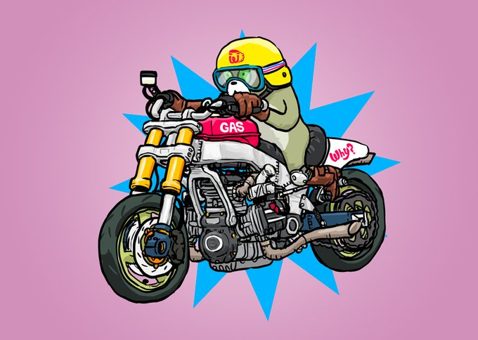 「ヘルメット バイク」のTwitter画像/イラスト(新着)｜3ページ目