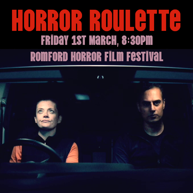 It's only two weeks until A Coincidental Engagement will be screened at @romfordhorror as part of Horror Roulette. Producer @RealKalSabir will be there on Fri 1st and Sat 2nd March. Come say hello. #SupportIndieFilm