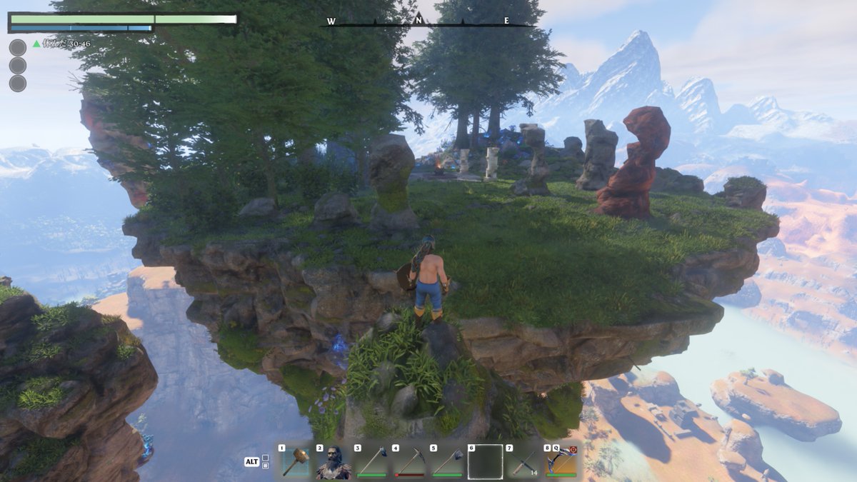MatrixTangy's tweet photo. #Enshrouded sky island 2 https://t.co/SBhCuDKoET