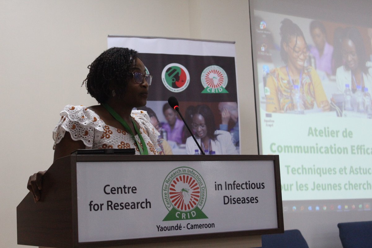 cam_crid's tweet photo. 13th of February, #CRID in collaboration with #PAMCA and PAMCA Women in Vector Control is hosting a workshop on "Effective  #Communication: Techniques and tips for Young #Women #Researchers". @pamcafrica @Pamca_Wivc @MinsanteCMR @BillGates @USEmbYaounde @cam_crid @ScienceNews https://t.co/HHt5oVcinG