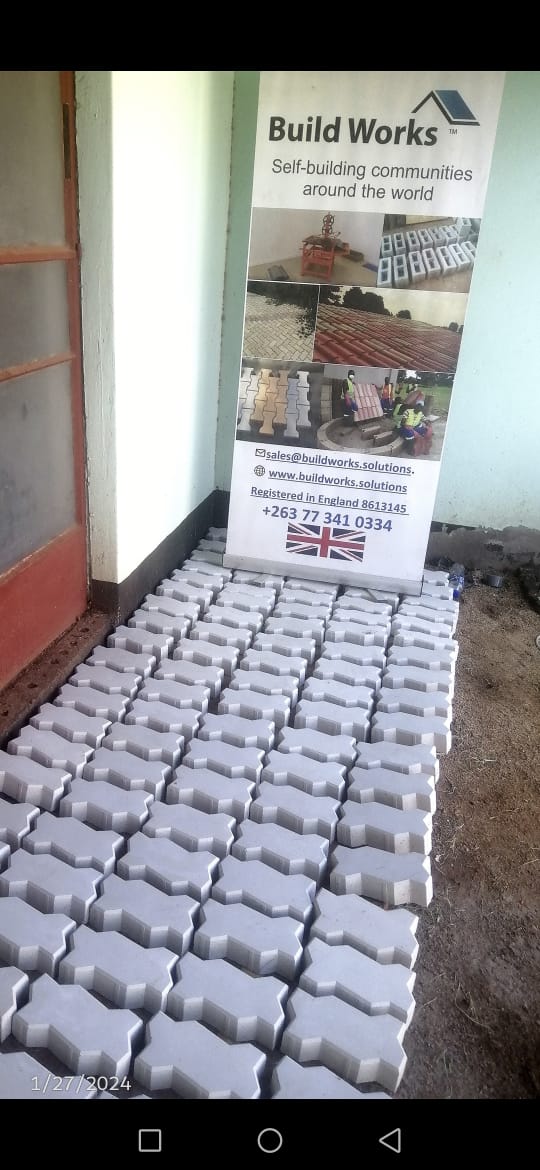 BuildworksS's tweet image. For quality durable paving block moulds &amp;amp; training we can deliver. #quality #buildingproducts #Buildworkssolutions