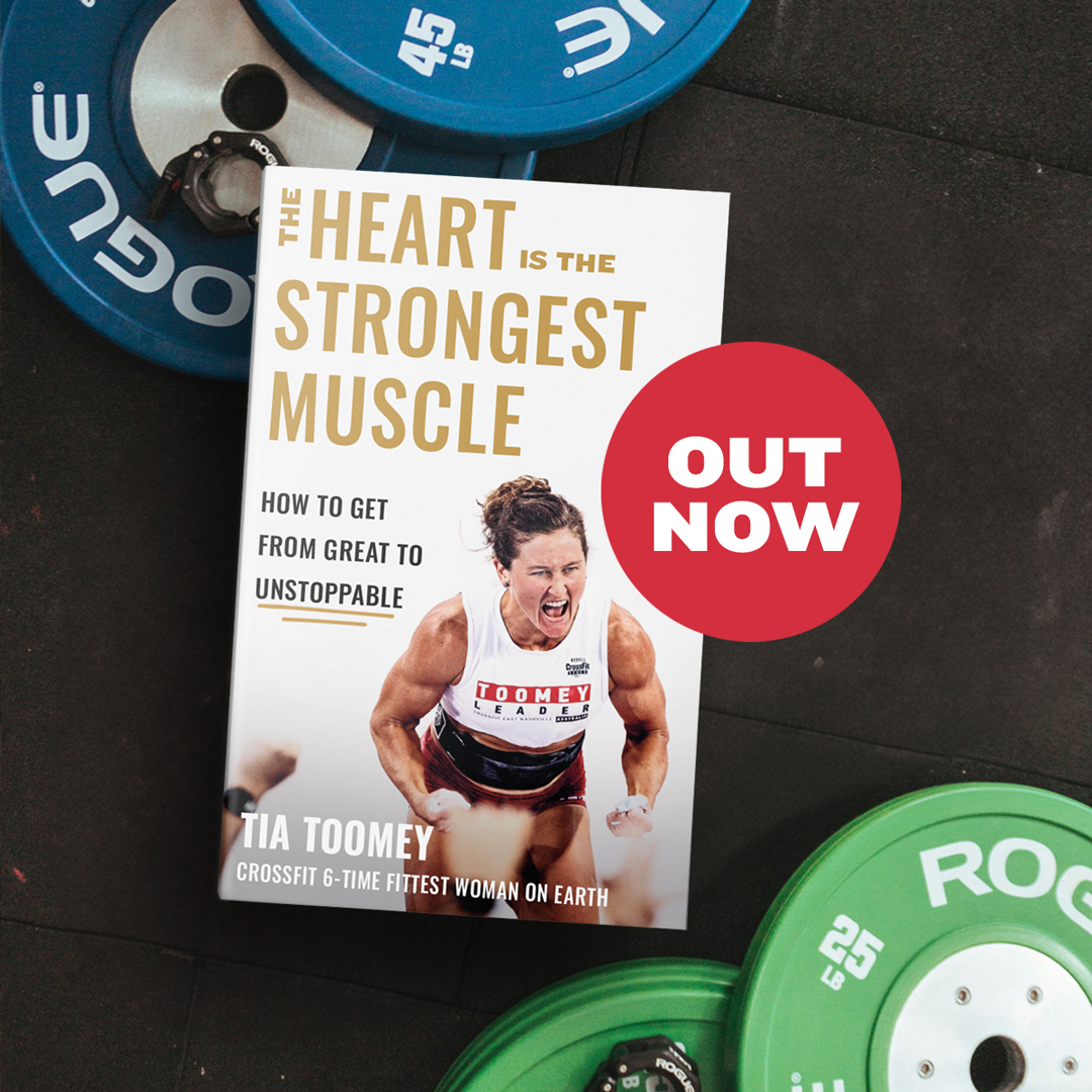 Out today: The Heart is the Strongest Muscle by @TiaToomey! The legendary CrossFit Games champion shares lessons from her inspiring story of leveling up her performance, embracing failure, and fiercely taking on impossible goals. Buy your copy now: brnw.ch/21wGVo4