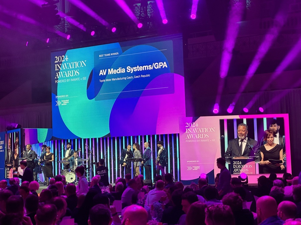 ISE_Show's tweet photo. Thank you @Inavate for another fantastic edition of the Inavation Awards and congratulations to all the winners 🏆 who have made tremendous technological strides in different markets❗️ Here is to another exciting year of #AV innovations 🥳
#InavationAwards #ISE2024 https://t.co/FrKiYjc2jd