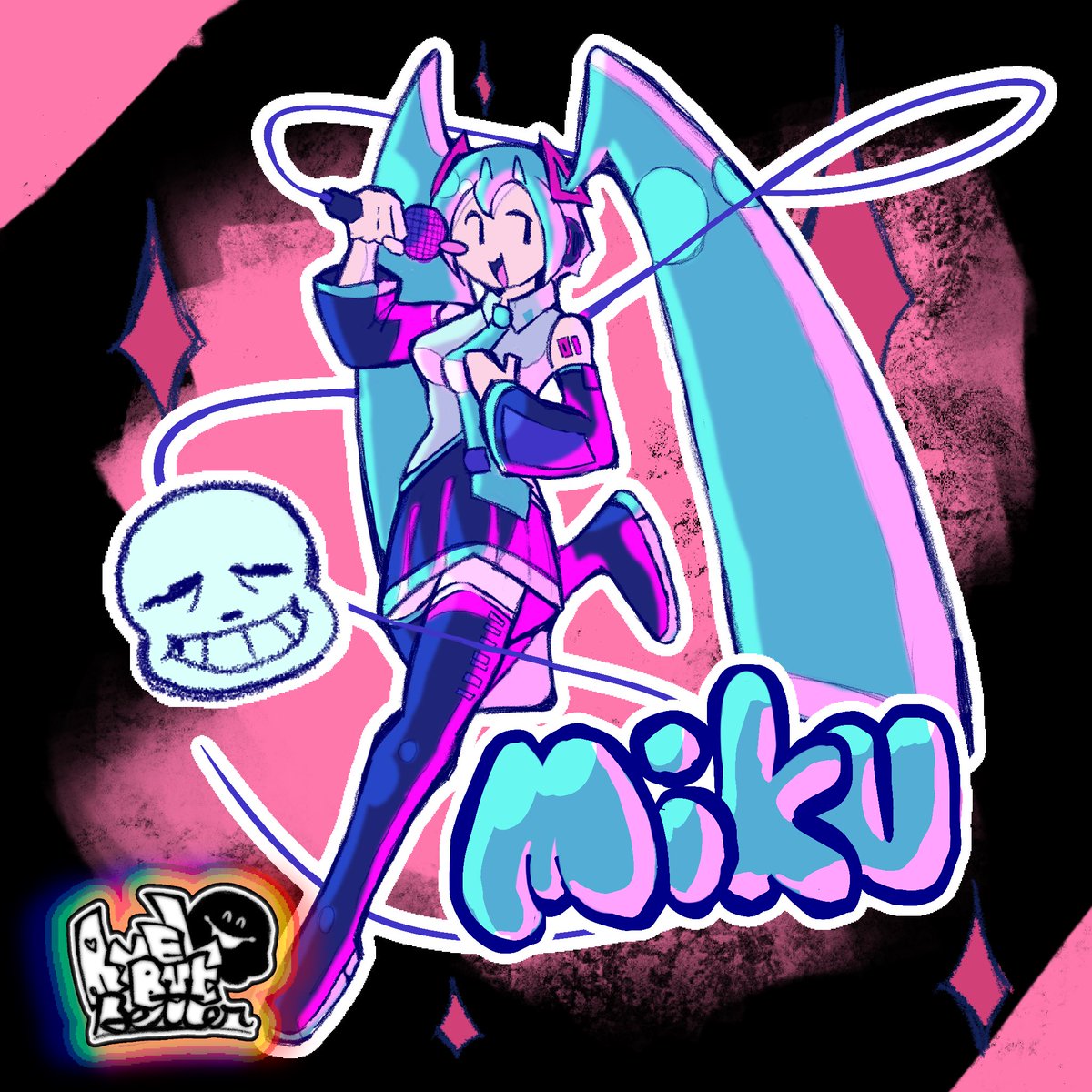 AxelButBetter's tweet photo. HATSUNE MIKU?!?! https://t.co/tvqa5Xb6em