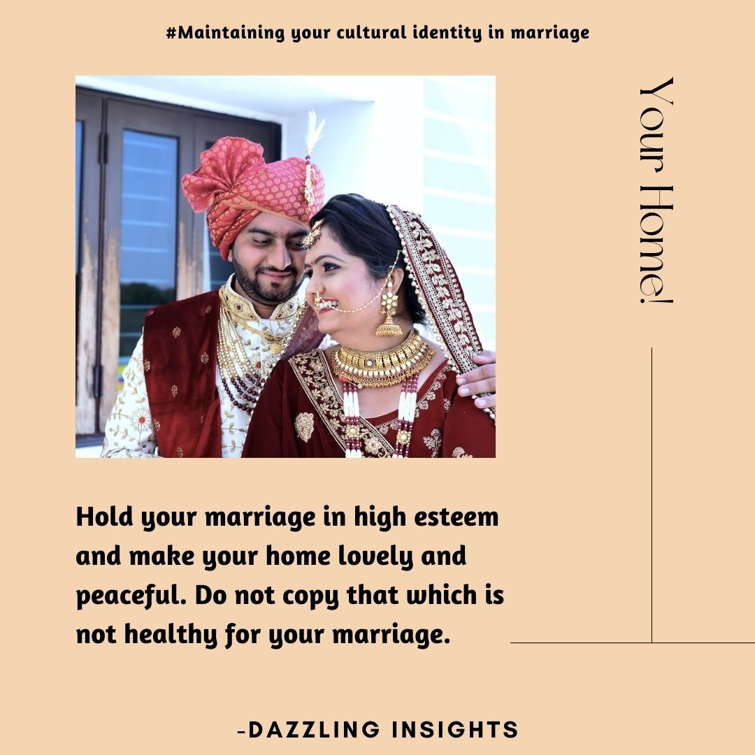 Make your home/marriage peaceful. Don’t copy what is not healthy for your marriage. Visit the link and learn more. Also, follow Dazzling Insights on Facebook, Instagram and X.

dazzlinginsights.com/maintaining-yo…

#marriage #agreement #culture #man #woman  #children #family #dazzlinginsights