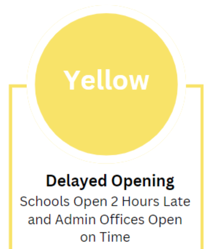 Code Yellow–Two-Hour Delay (Feb. 13)--All MCPS schools will open two hours late–Office open on-time. Childcare is open; parents should check with their provider.