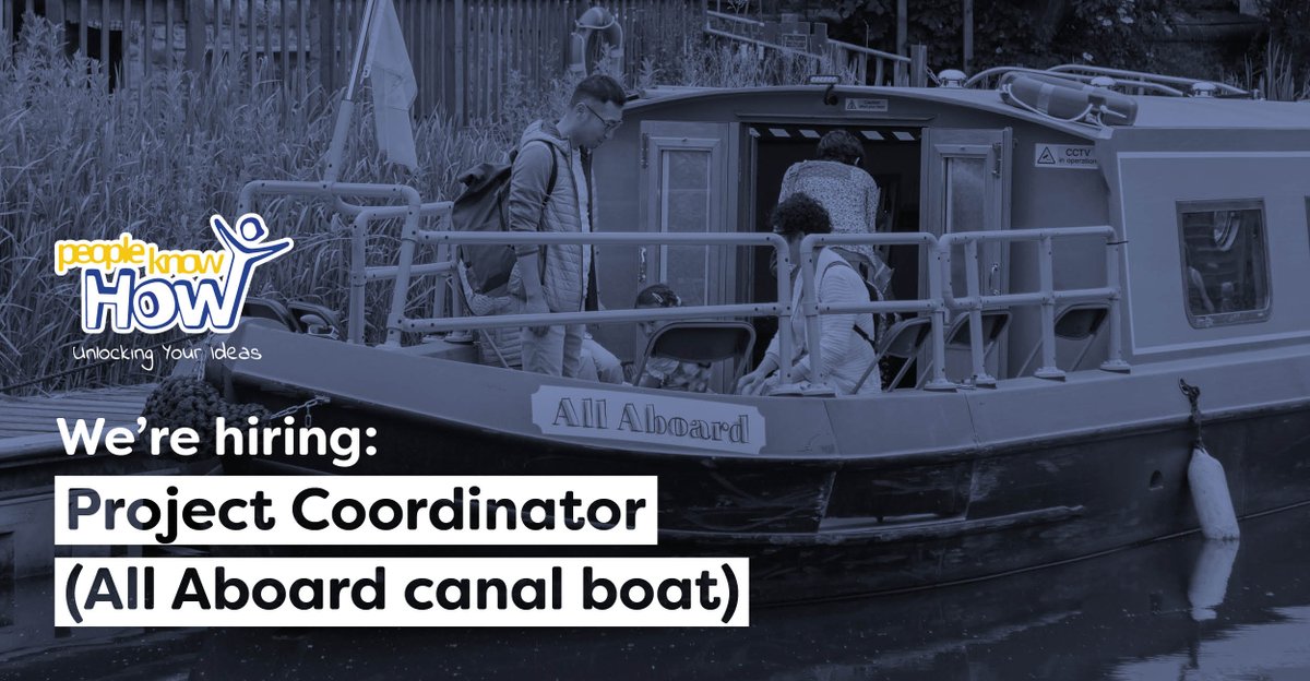 PKHinnovation's tweet image. We&apos;re looking for a Project Coordinator to oversee our All Aboard canal boat! You&apos;ll coordinate activities and trips on the Union Canal, as well as supporting a team of volunteers. 🌊

🚢 Ready to set sail? Apply today at: peopleknowhow.org/work-with-us

#ProjectCoordinator #CharityJobs