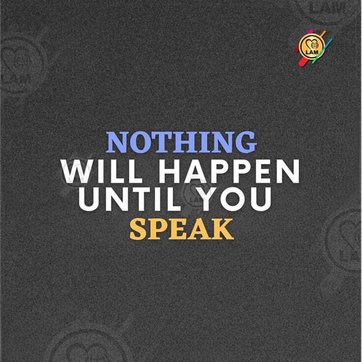 DeMindSurgeon's tweet photo. Nothing will happen until you speak. 
Nothing will change until you speak. 
Nothing changed until God spoke.
If you will recreate your world, two keys are needed: The move of the Spirit and speaking the Word. 
In Genesis 1, It wasn't enough that the Spirit was moving on the face https://t.co/W4x1xMhsTQ