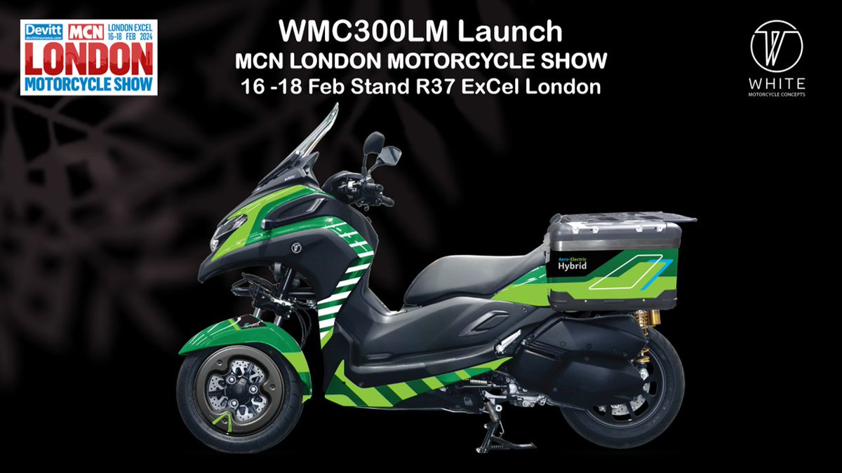 White Motorcycle Concepts Ltd (@whitemcltd) on Twitter photo We will be launching our 4No. detachable battery cargo motorcycle (WMC300LM) at the <a href="/DevittInsurance/">Devitt Insurance</a> <a href="/MCNnews/">Motor Cycle News</a> London Motorcycle Show 16th – 18th Feb at @ExCeLLondon. We are especially interested to talk to fleet and operations managers, so please come & visit us on Stand R37 We will be launching our 4No. detachable battery cargo motorcycle (WMC300LM) at the <a href="/DevittInsurance/">Devitt Insurance</a> <a href="/MCNnews/">Motor Cycle News</a> London Motorcycle Show 16th – 18th Feb at @ExCeLLondon. We are especially interested to talk to fleet and operations managers, so please come & visit us on Stand R37