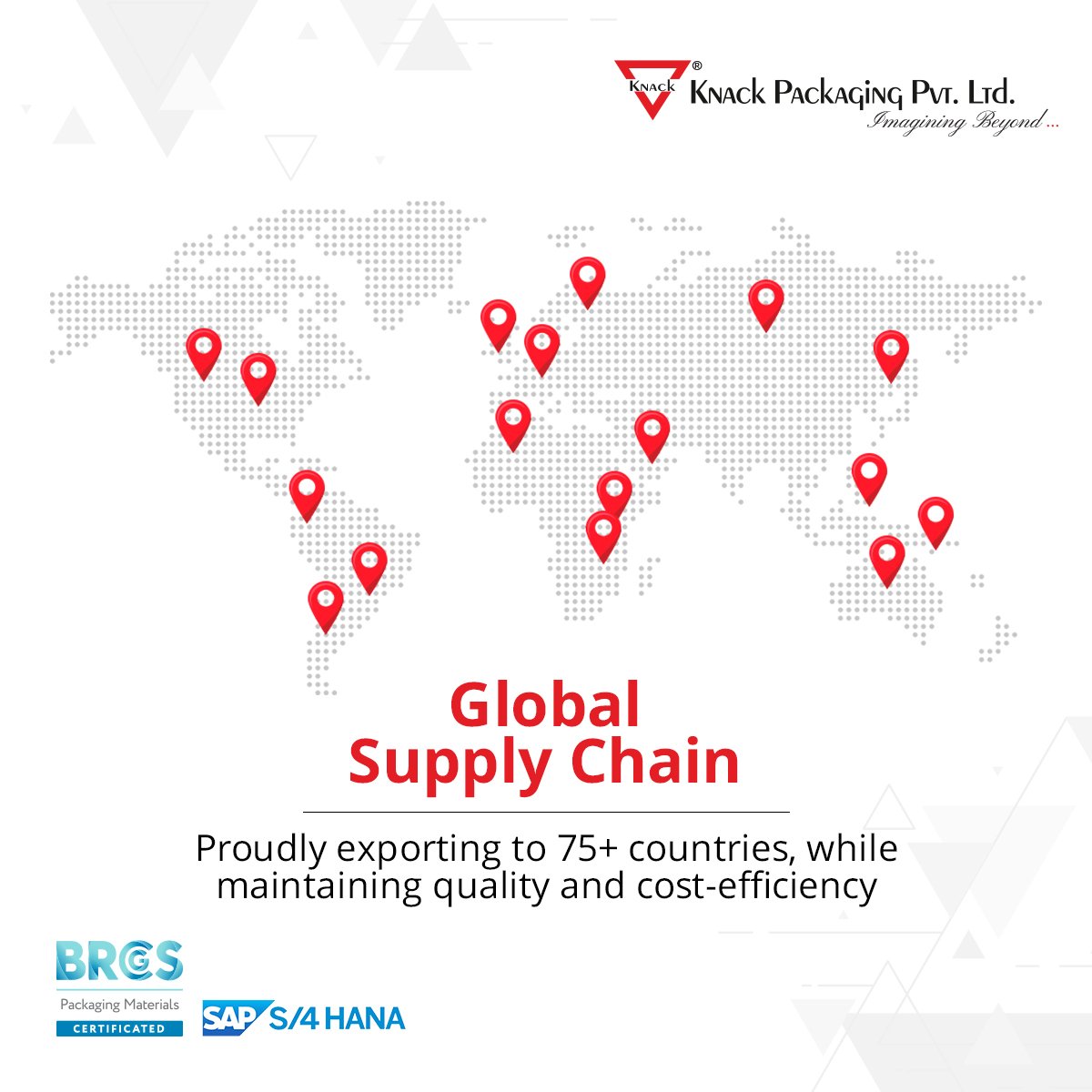 knack_packaging's tweet image. As one of India's largest manufacturers and exporters of PP/HDPE Woven Sacks and BOPP Laminated PP Woven Bags, we have always been at the forefront of innovation and cost efficiency. 

#KnackPackaging #QualityInnovation #GlobalLeadership #CustomizedSolutions