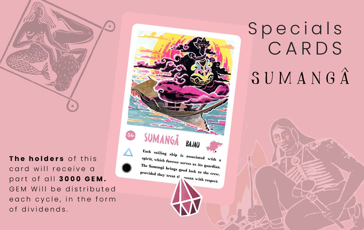 BeingsMythical's tweet photo. ⚡EARN THE NEW SPECIAL CARD! ONLY 250 AVAILABLE!
SUMANGÂ: Each sailing ship is associated with a spirit, which forever serves as its guardian. The Sumangâ brings good luck to the crew, provided they treat the ocean with respect.
CLAIM IT IN THE JACKPOT! https://t.co/5AvhFwAnNq