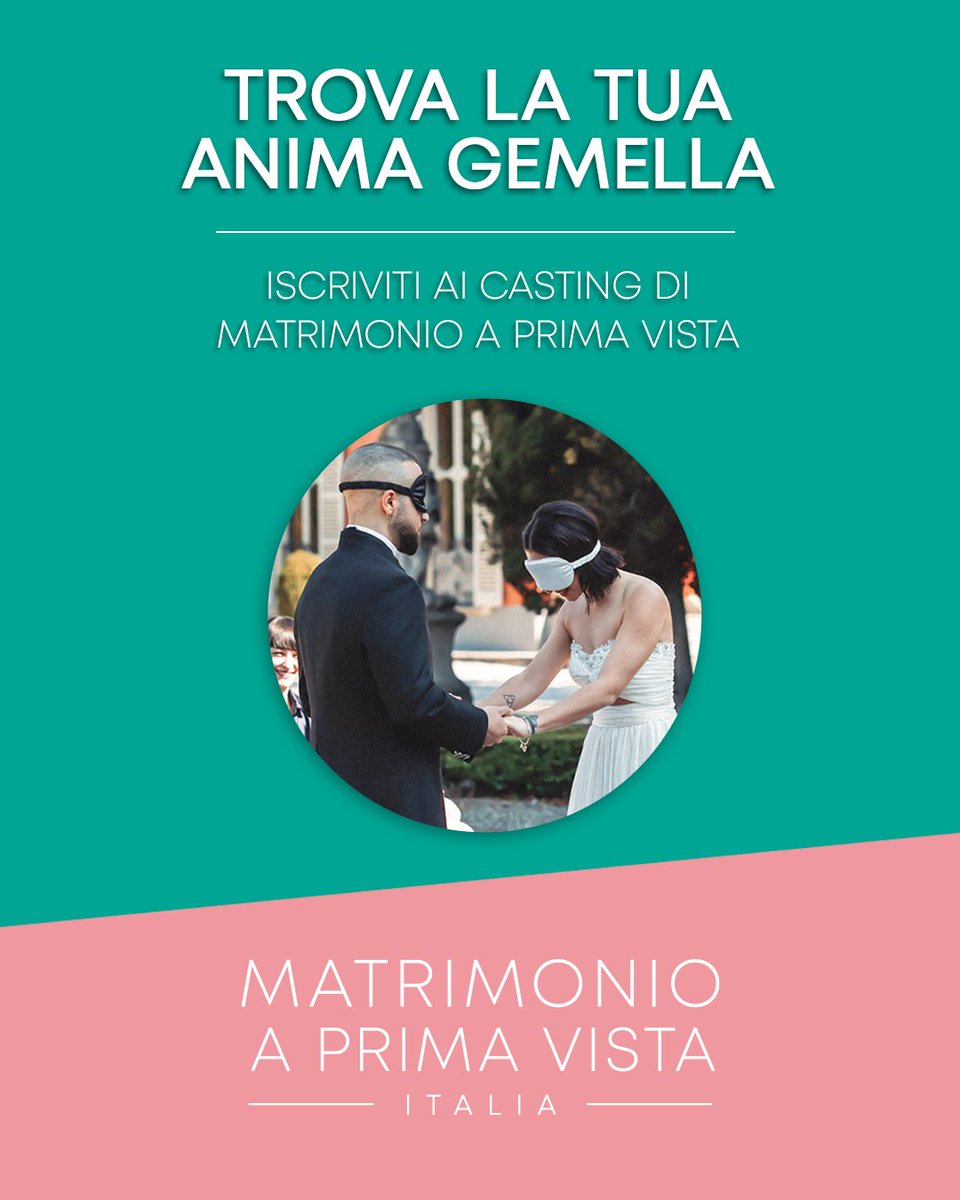 NonpanicBanijay's tweet photo. Non hai ancora trovato la persona giusta? I nostri esperti possono cercarla per te.
Iscriviti subito ai casting di Matrimonio a Prima Vista Italia sul sito https://t.co/VhsRjNSuxw https://t.co/KwO5tCwZkY