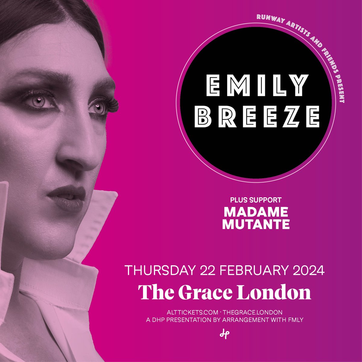 Support for @EmilyBreeze11 has been confirmed as Madame Mutante next week! 📅 Thursday 22 February 2024 🎟️ Get tickets here 👉 ticketweb.uk/event/emily-br…