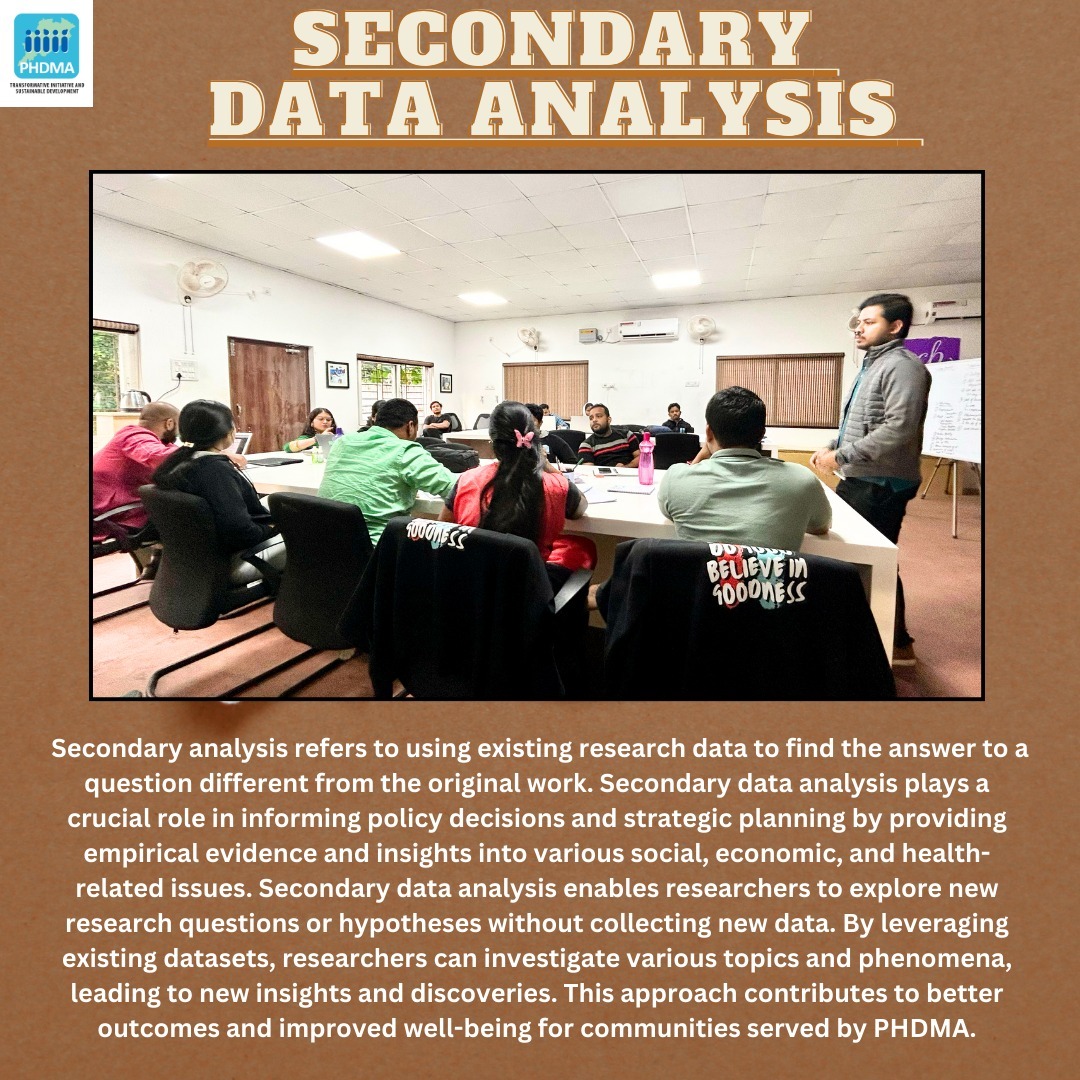PhdmaO's tweet image. Secondary analysis refers to the use of existing research data to find answer to a question that was different from the original work. 
#SecondaryAnalysis #SecondaryData #monitoring #evaluation #phdma
