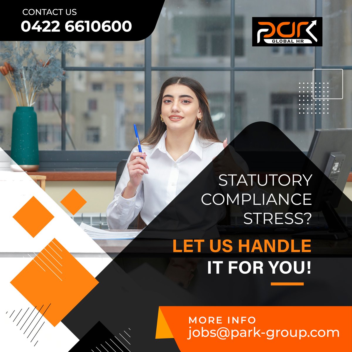 Let us take the burden off your shoulders and handle all your statutory compliance needs with ease. Focus on what you do best, and we'll ensure you stay on the right side of the law.

Say goodbye to compliance stress and hello to peace of mind!

#StatutoryCompliance