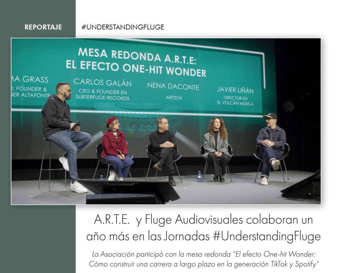 ARTEspectaculo's tweet photo. FLUGE celebra VII jornadas #understandingfluge y estrena los Premios MID TECH Un éxito de Jornadas que han contado nuevamente con la colaboración de ARTE y sus #SociosARTE
Léelo aquí: https://t.co/HiuDQQJWPu
#RevistaESCENARIOS https://t.co/pgCiIw5bhm
