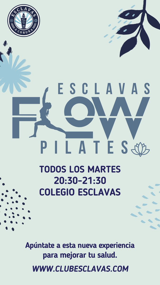 ClubEsclavas's tweet photo. ➡️Dos nuevas iniciativas!
🏀Hoops Stars Academy
Baloncesto para familiares del club.
🧘♀️Flow Pilates
Actividad de Pilates para familiares, jugadores/as Senior y Junior.
Fomentar una vida saludable para las familias del club es un nuevo reto! ¿Te apuntas? #BelieveinBlue https://t.co/EuDlTGOC0t