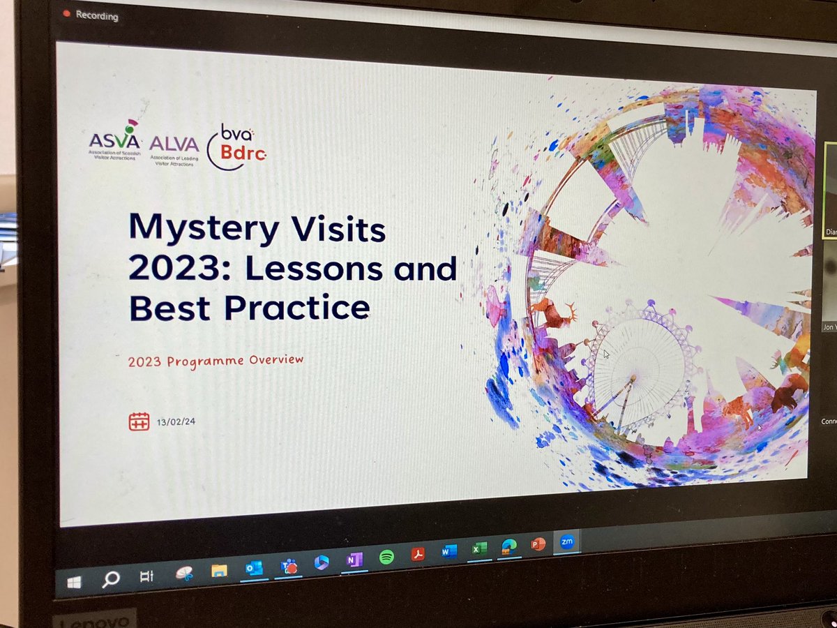 Feels like this is going to be a useful 90 mins with @jegyoung and team at @BVA_BDRC 

#MysteryShoppers #VisitorAttractions
