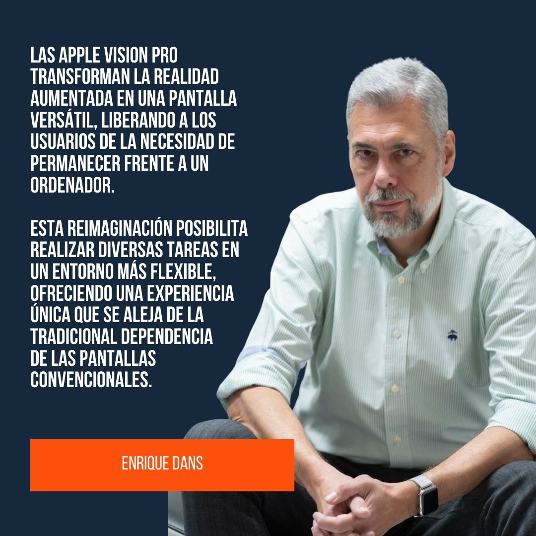 💡¿Cómo impactará en el mundo empresarial la adopción de tecnologías innovadoras, como las gafas Apple Vision Pro? 

✅ Enrique Dans analiza el comportamiento de los usuarios y su influencia en el ámbito laboral. grupobcc.com/novedades/enri…