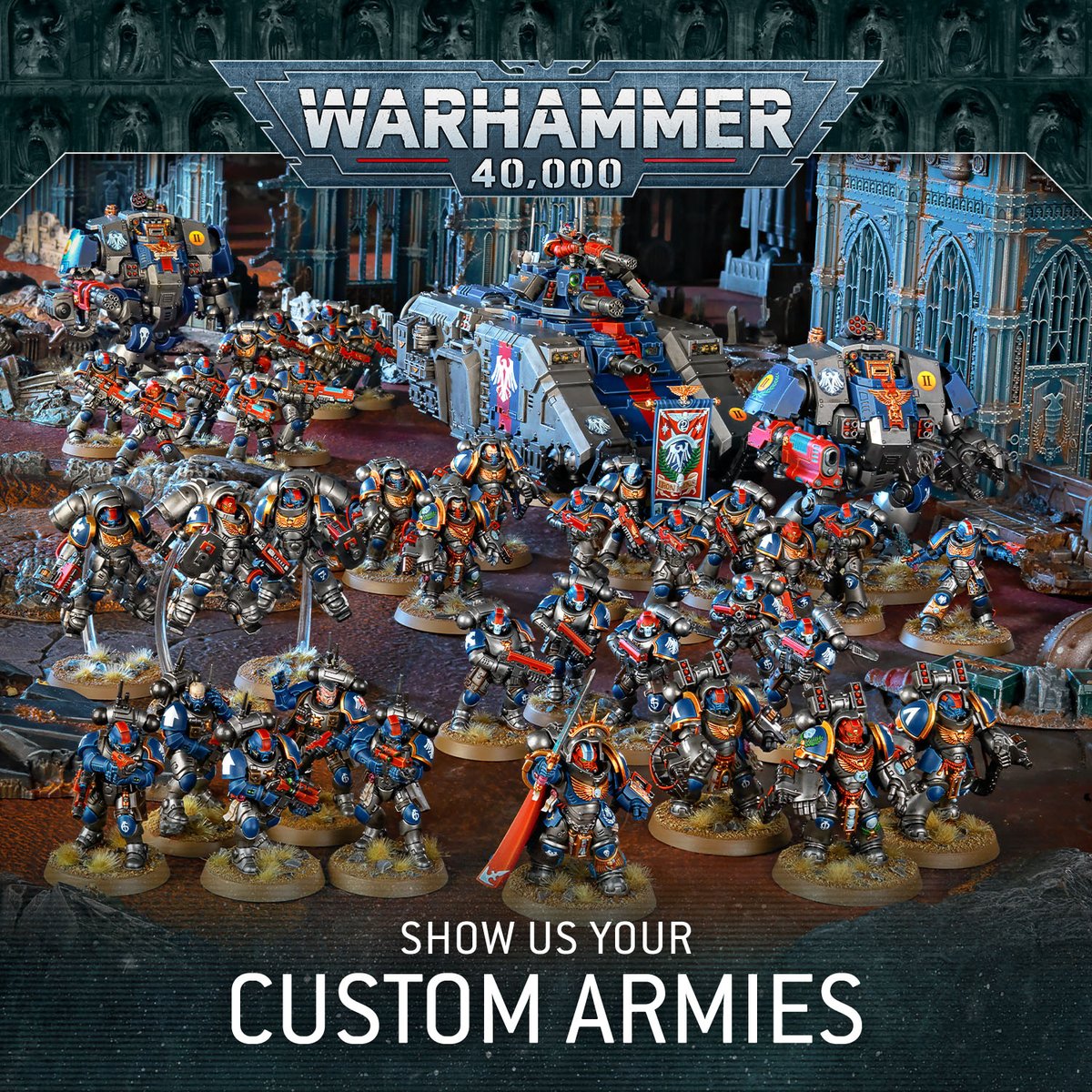 Been doing a bit of tinkering, kitbashing, or converting? 

Show us what you've come up with.

#WarhammerCommunity