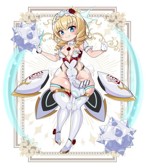 ※ふた◯り注意!
お題箱より、KMIF様(@KMIF16)のとこのロリババア、
リタ・エンドワース様が白ベースのふた◯りSFハイレグスーツを着用する次元を描きました!
高貴なロリババアには無様なち◯ぽがよく似合う…!
※KMIF様には許可を頂いております。 