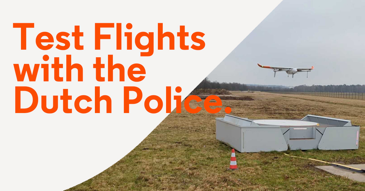 To ensure the deployment of our drones are fast &amp; safe, we constantly work with our clients. We spent the day at <a href="/Space53official/">Space53</a> with the Dutch Police, performing test flights with their aircraft. Together, we are working towards making the NL safer 👉 avy.eu