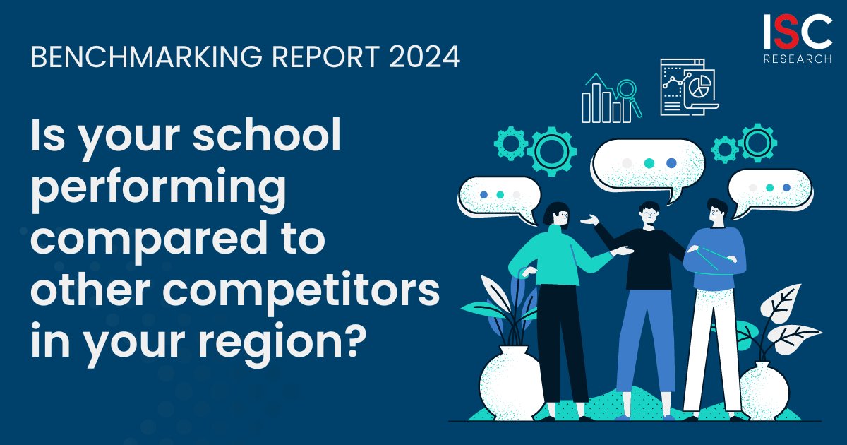 ISC_Research's tweet image. Find out where your school stands in relation to other international schools to strengthen your market position with our Benchmarking Reports.

Book a call with Luke Walduck, School Development Manager, to discuss your needs: ow.ly/t6Wo50QxMmO

#intled #educationsolutions