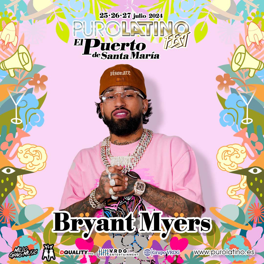 El trapero de traperos vuelve a casa 😈 Bryant Myers confirmado en El Puerto de Santa María 💥💥

Últimas entradas oro para el sold out total 🎟 purolatino.es