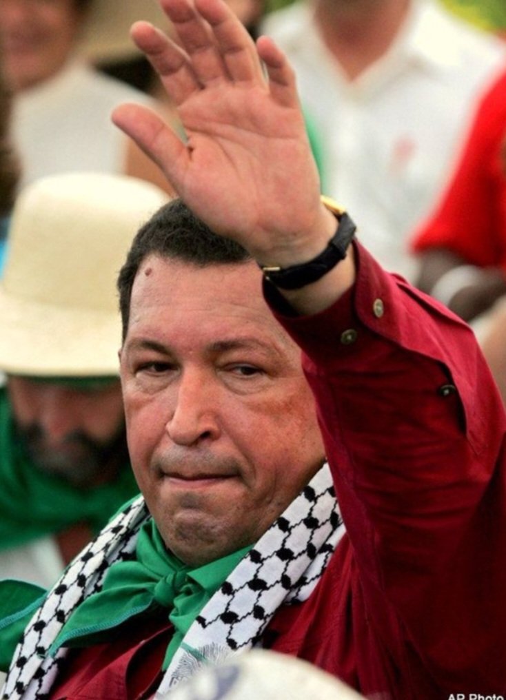 Con Palestina y con Chávez!
