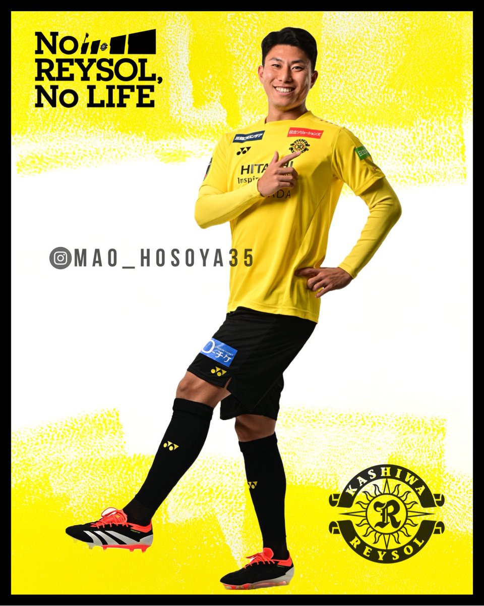 🕺👉☀️ No.19 #細谷真大 Mao HOSOYA #レイソルフリーポーズ