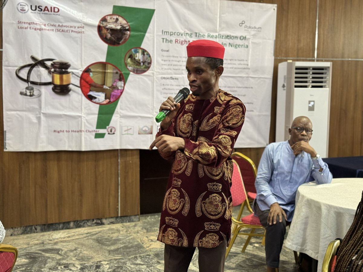 CSJ (@csj_nigeria) on Twitter photo <a href="/Fmohnigeria/">Federal Ministry of Health, NIGERIA</a> <a href="/NhisNg/">NhisNg</a> <a href="/TheBHCPF/">Basic Health Care Provision Fund</a> <a href="/NigeriaScale/">Nigeria SCALE</a> “Evidence from our various engagements in the states show that citizens experience bottlenecks while trying to access free health services through <a href="/TheBHCPF/">Basic Health Care Provision Fund</a> . Despite the existence of the laws, structural issues need to be solved to ensure successful implementation” <a href="/Martins_Uz/">Martins Uzochukwu Eke</a> <a href="/Fmohnigeria/">Federal Ministry of Health, NIGERIA</a> <a href="/NhisNg/">NhisNg</a> <a href="/TheBHCPF/">Basic Health Care Provision Fund</a> <a href="/NigeriaScale/">Nigeria SCALE</a> “Evidence from our various engagements in the states show that citizens experience bottlenecks while trying to access free health services through <a href="/TheBHCPF/">Basic Health Care Provision Fund</a> . Despite the existence of the laws, structural issues need to be solved to ensure successful implementation” <a href="/Martins_Uz/">Martins Uzochukwu Eke</a>