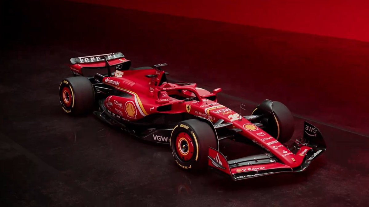 TearOffFR's tweet photo. 🚨 OFFICIEL !

La Scuderia Ferrari DÉVOILE sa SF-24 pour la saison 2024 de F1 ! ✅❤️

Vous aimez ? 🤩

#F1