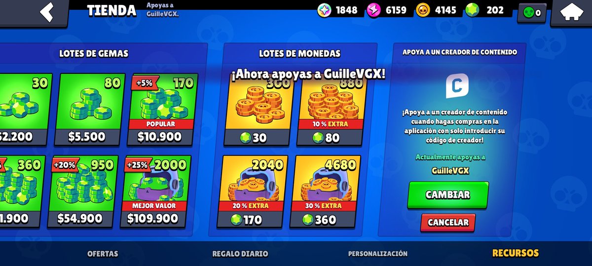 Aprovechando las ofertas y porque tenía gemitas, me compré estas tremendas skins en mi cuenta peque, el perfil queda guapísimo con la nueva skin, pero no más guapo que el código  <a href="/GuilleVGX/">GuilleVGX</a>, que fue el utilizado para comprarlas🥵🥵

PD: ahora soy main Edgar:v
