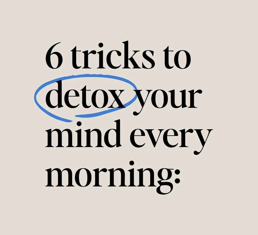Morning Mind Detox For BETTER Mental Health: