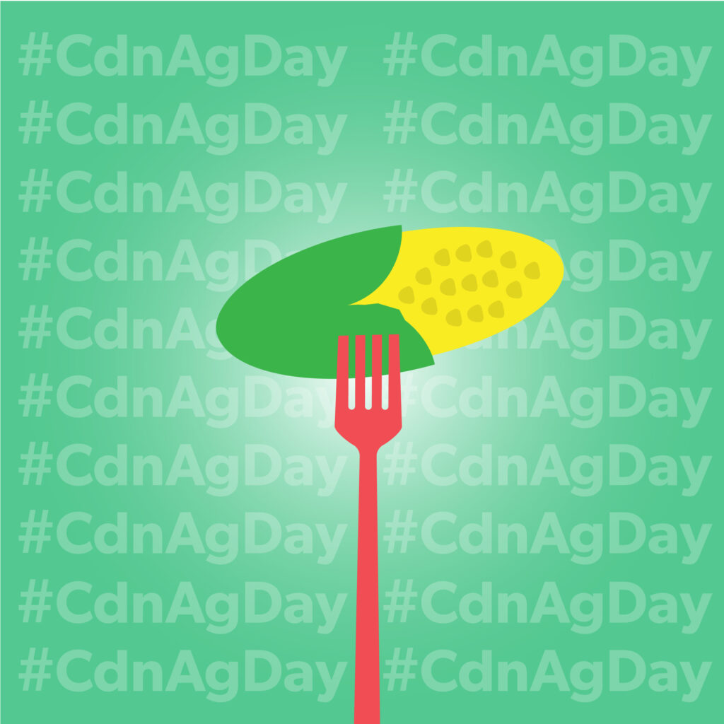 Let’s raise a fork and celebrate all the Canadian Growers and Farmers who feed us. Happy #CdnAgday! 🌾 🚜 🌱 #CdnAg #OntAg #agriculture #AgProud #AgMoreThanEver @AgMoreThanEver