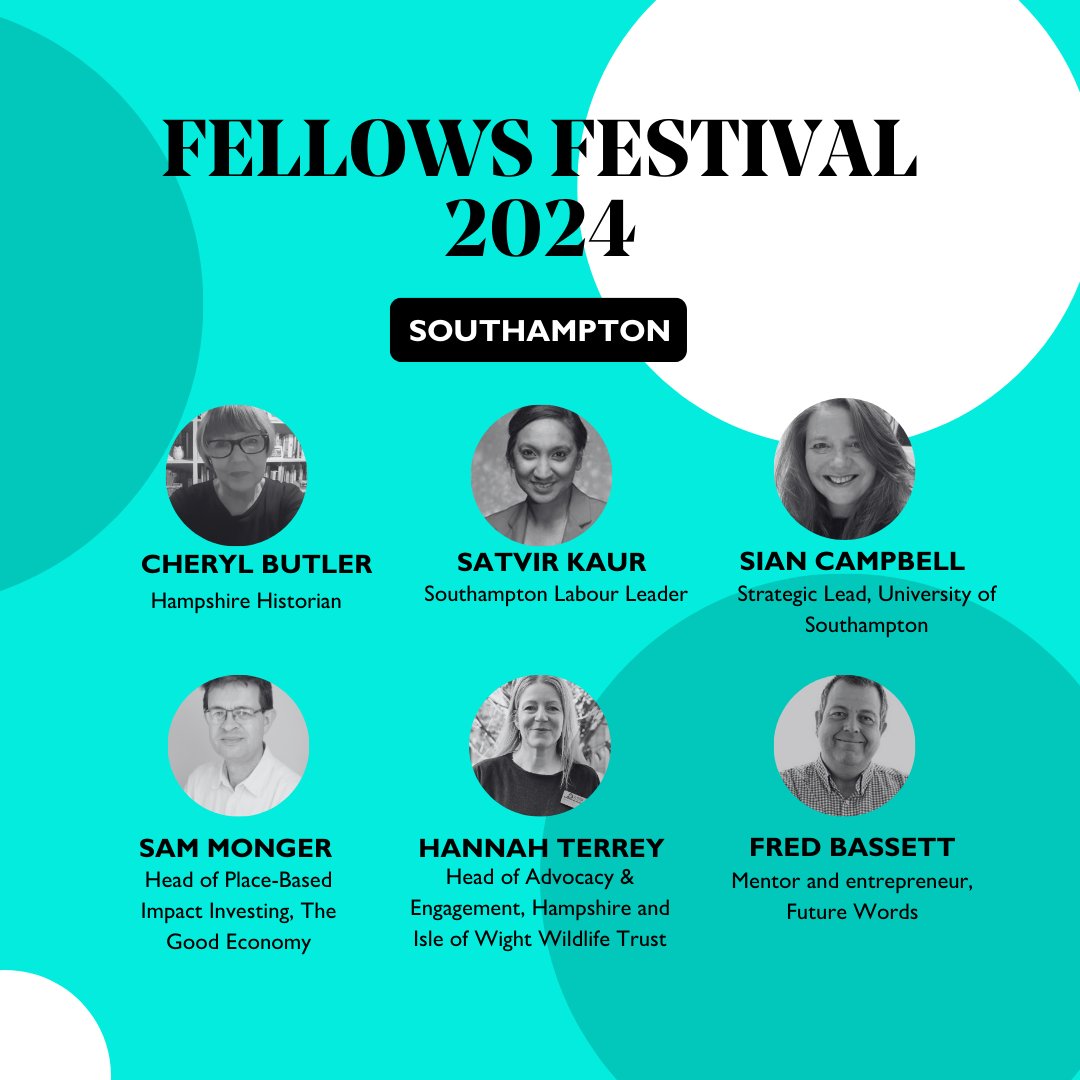 Our 2024 global #FellowsFestival features the biggest range of speakers. Taking the stage at our Southampton event are <a href="/CherylHello/">Cheryl Butler</a>, <a href="/LabourSatvir/">Satvir Kaur</a>, <a href="/SianCampbell/">Sian Campbell</a>, and more. 

Book your tickets now: thersa.co/3uarj2J