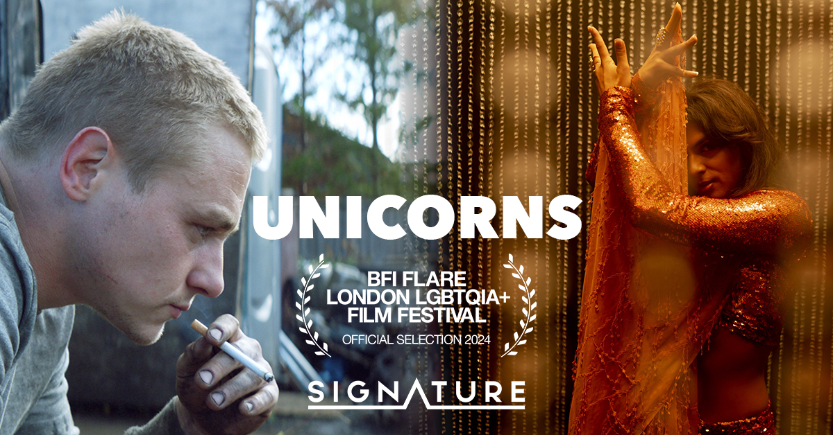 <a href="/BFIFlare/">BFI Flare 🌼</a> So proud to bring 'Unicorns' to the festival!

Can't wait for everyone to experience it. 

#BFIFlare #UnicornsMovie