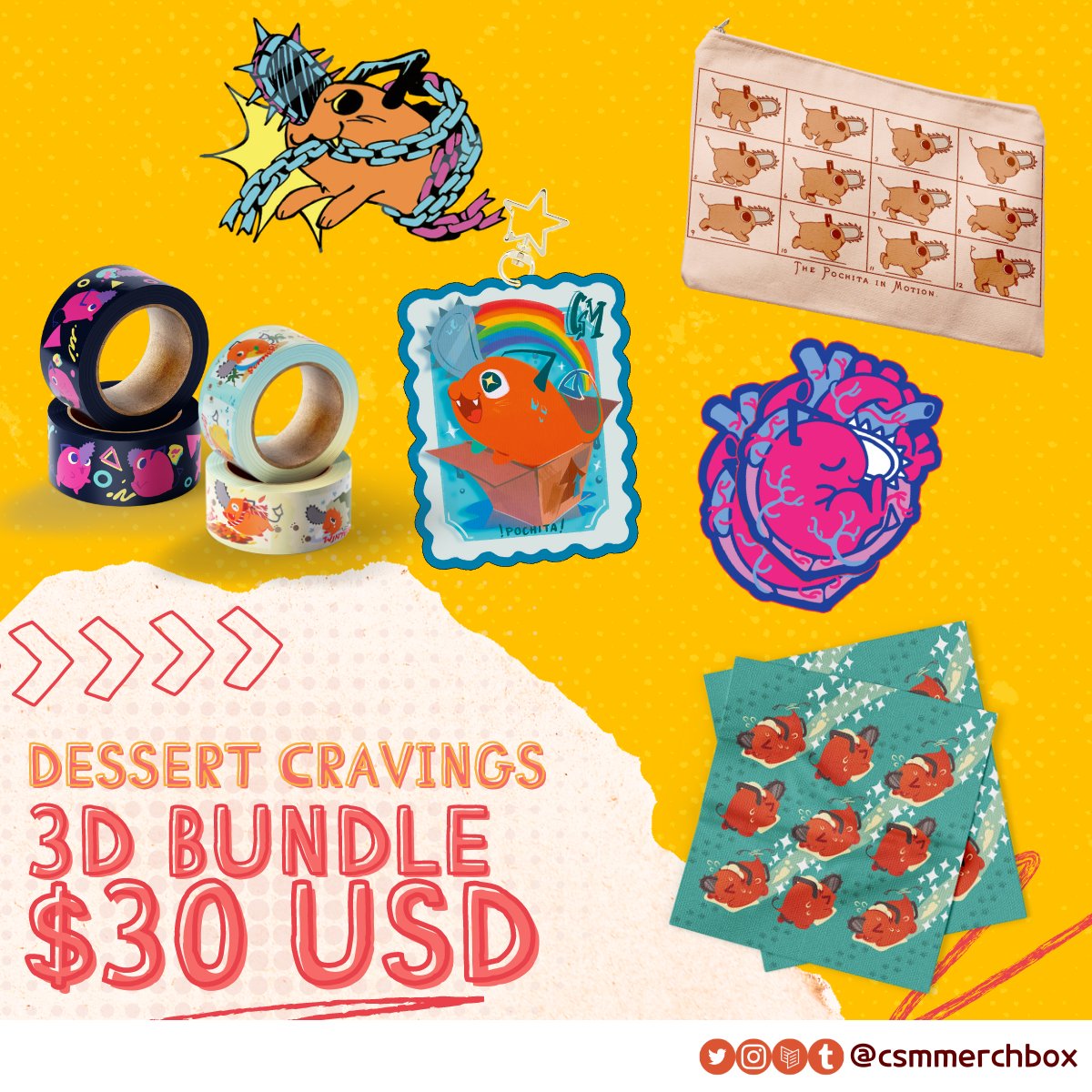 💛LO bundle spotlights💛

The 3D bundle of your dreams, packed with love in a pouchita featuring our lil guy in motion! We love to see it✨ Get yours today before it's all gone!

🛒csmmerchbox.bigcartel.com