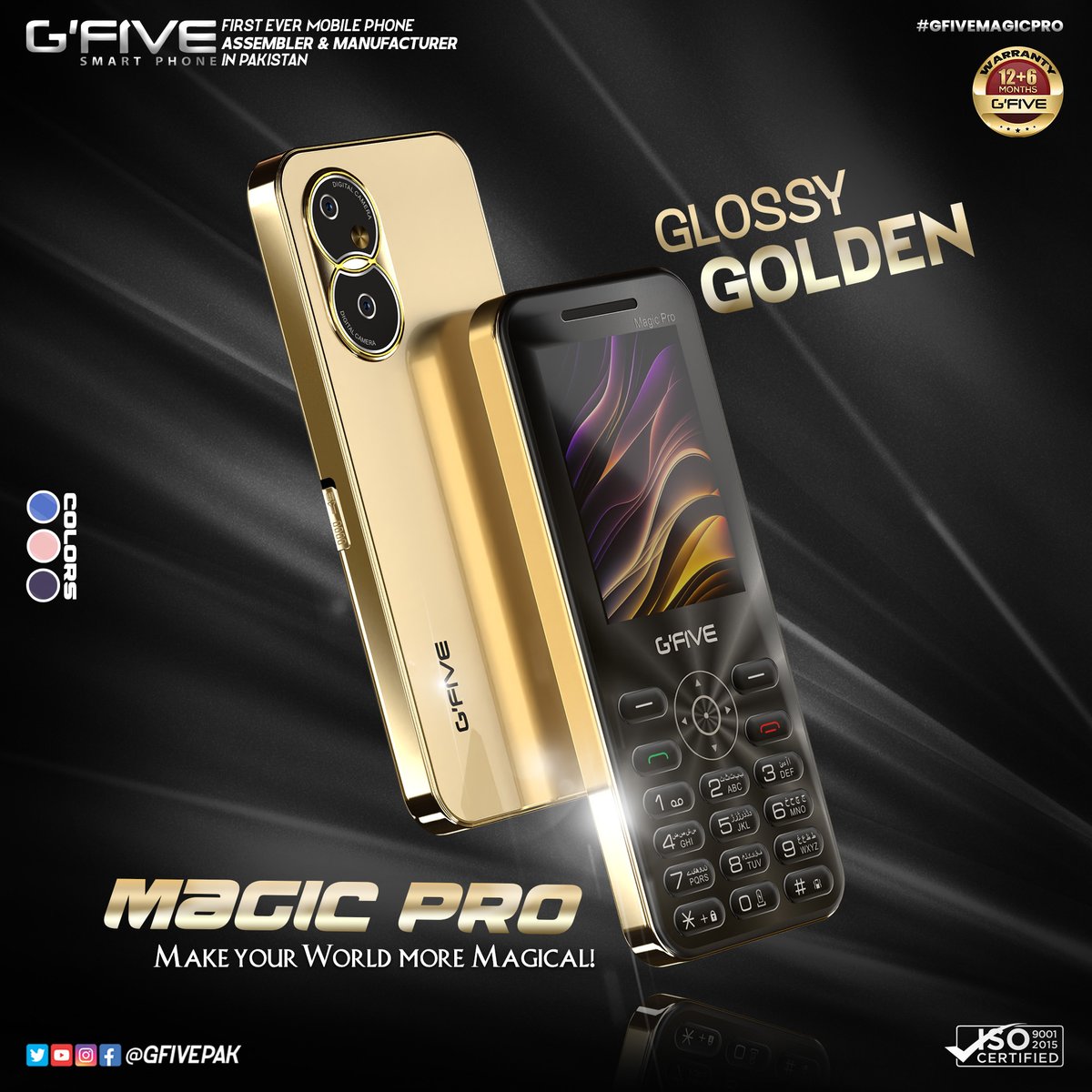 gfivepak's tweet photo. "Experience the enchantment of the Magic pro Mobile phone! 
Available Now https://t.co/hgpQkhNIML
#magic #pro #Available #ordernow #powerful #newmodel #elegant #design #powerfulbattery #FeaturePhone #staytuned https://t.co/9ySLYBDkfD