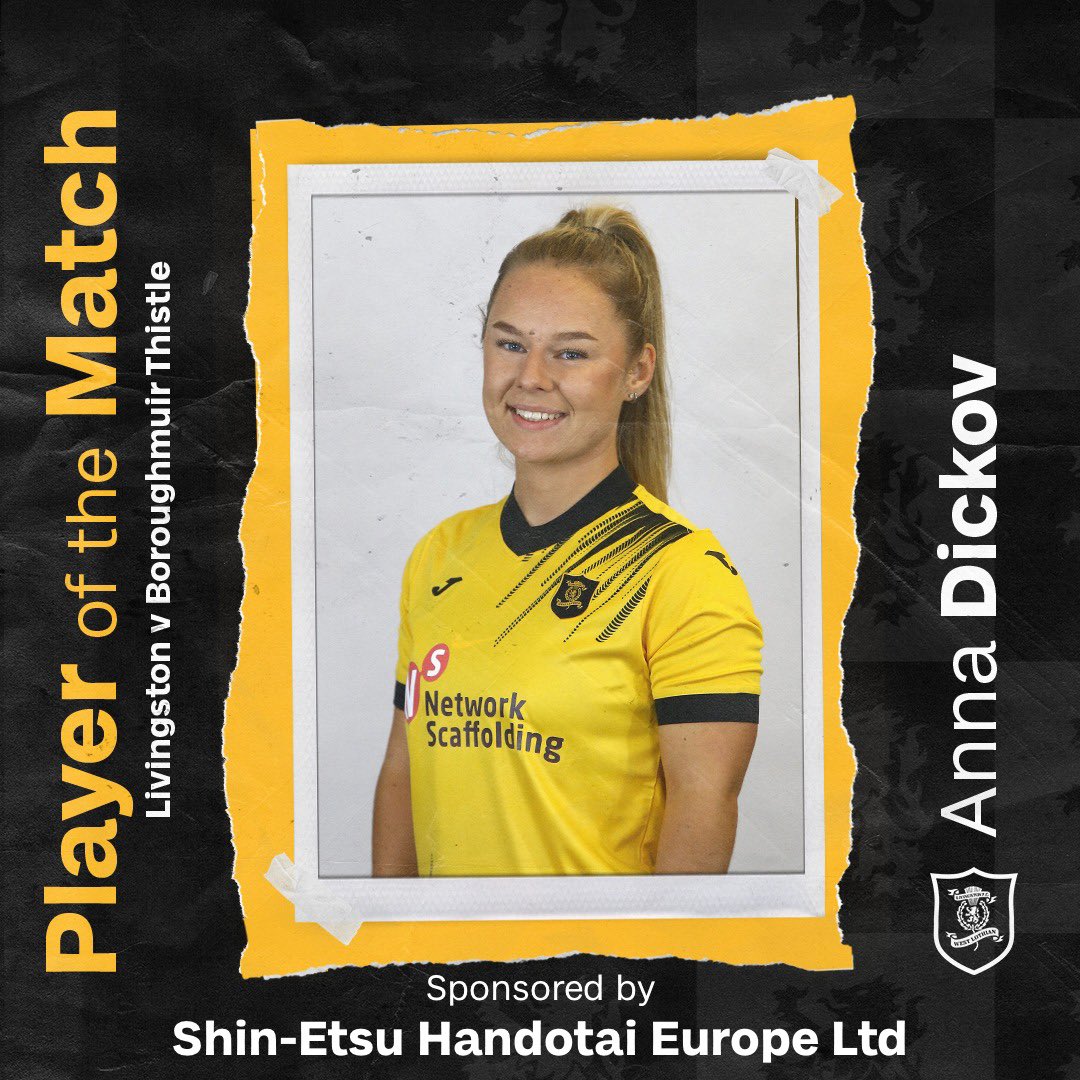 ✨ Congratulations to Anna Dickov who has been voted as your Player of the Match from Sunday’s game!
