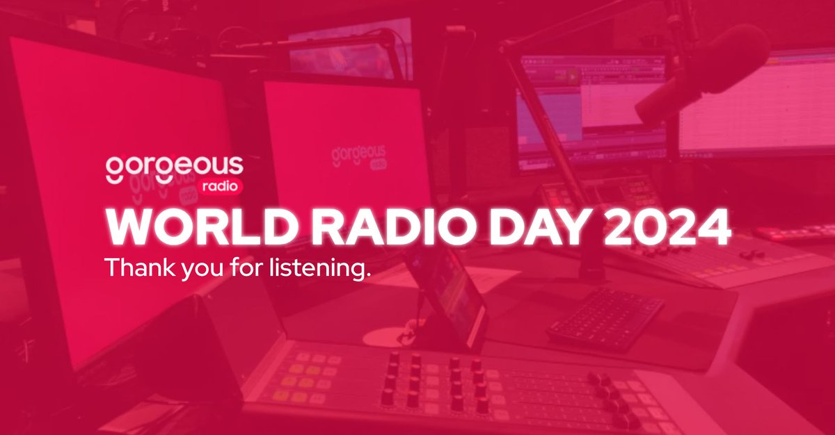 gorgeousradiouk's tweet photo. Today, we commemorate the remarkable invention that has profoundly impacted countless lives. On this #WorldRadioDay, we celebrate the history, present, and future of this great medium.

From all of us here at Gorgeous, thank you for listening &amp; supporting us throughout the years. https://t.co/8Qcc14JOSn