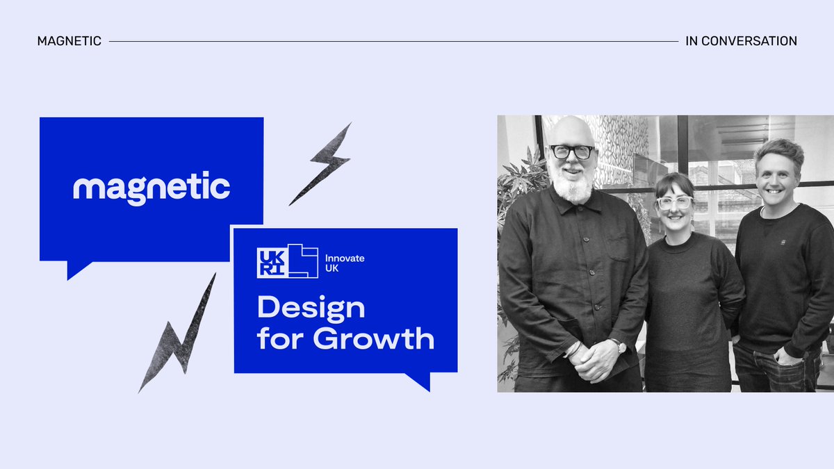 “It’s too easy to reach for tech as a solution, when the problem to be solved and the real value proposition hasn’t been worked out.”

A snippet from our conversation with some of our Design Coaches, full article here:
medium.com/magnetic/in-co…
#design #sme #innovations