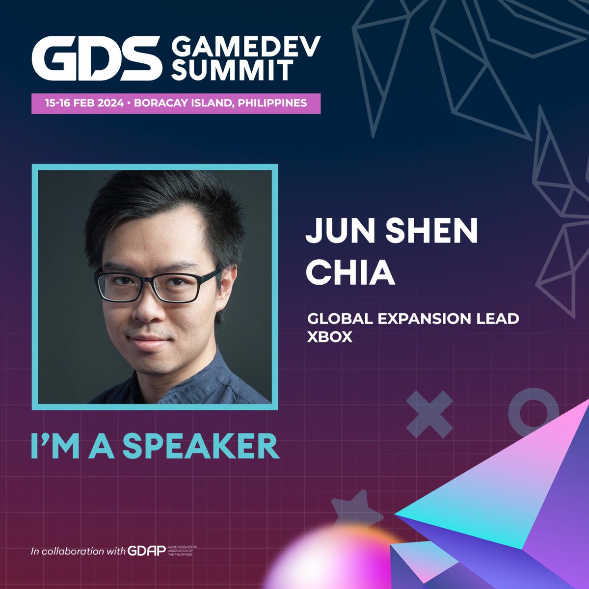 Excited to announce I’ll be headed to Boracay for the first ever Game Dev Summit Philippines from tomorrow. Thank you to @kenzie__du and the organizing team for having me, and I’m excited to share the latest insights from @Xbox on raising SEA games to the global games stage.