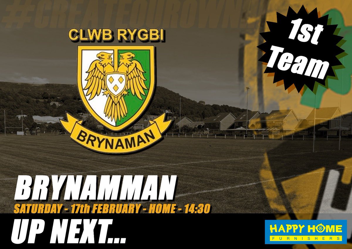 This Saturday we welcome @BrynammanRFC to Tennant Park.  As usual, it’s 2:30pm KO, we hope to see you there! 

#SkewenRFC
#CreateOurOwnHistory
#OneTeam