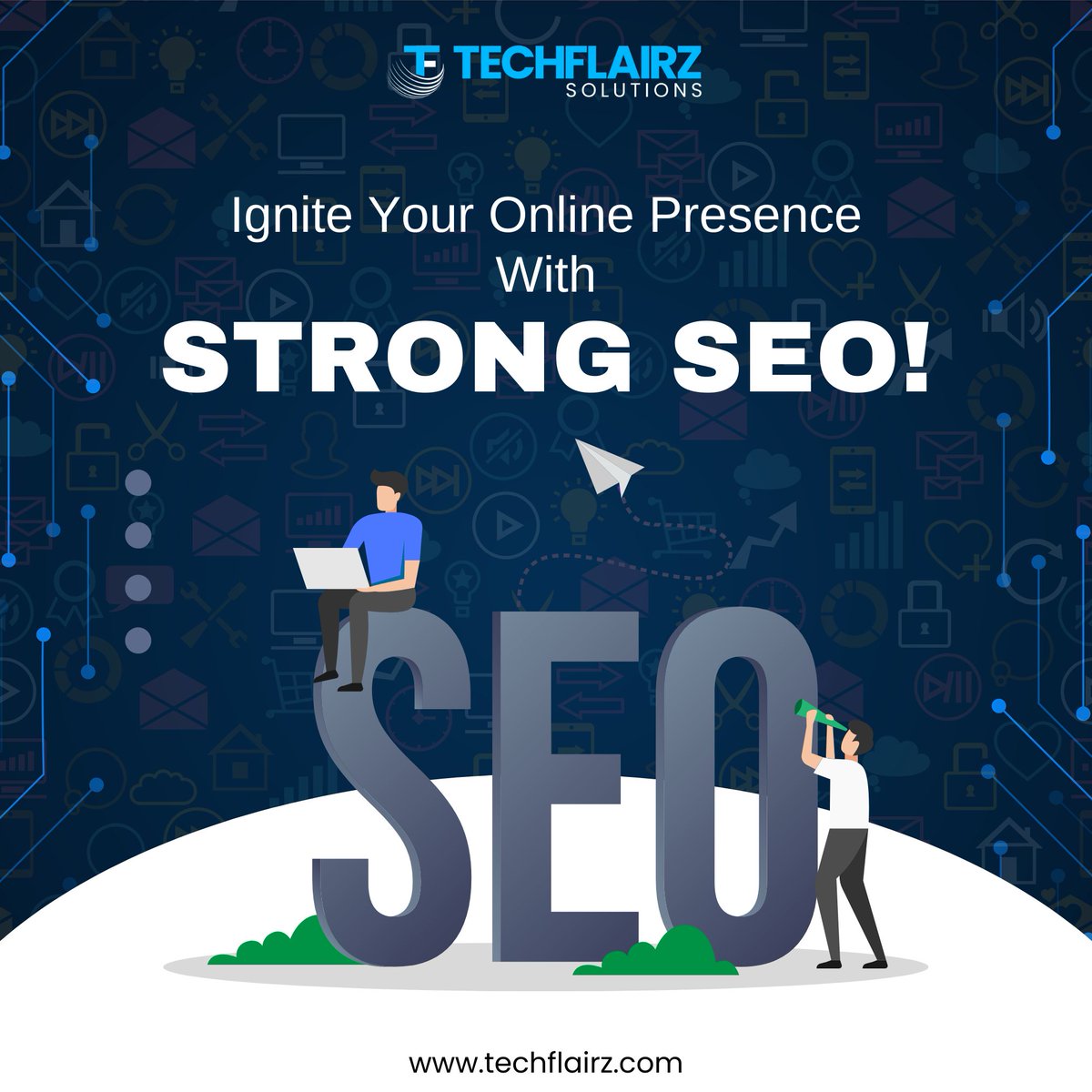 TechFlairz's tweet image. Unlock the door to digital success with strategic SEO tactics. Skyrocket your online presence and dominate search engine rankings. Let&apos;s propel your brand to new heights together! 🚀💻                                                          #techflairz #SEO #DigitalSuccess